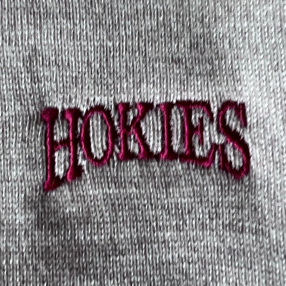Fairway & Greene Virginia Tech Hokies Men's Merino Wool 1/4 Zip Sleeveless Vest - Picture 5 of 9